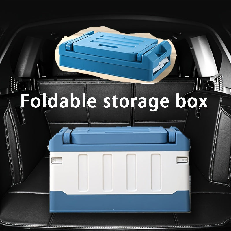 Foldable Camping Storage Box Seat Heavy Duty Car Trunk Organizer Fishing Stool