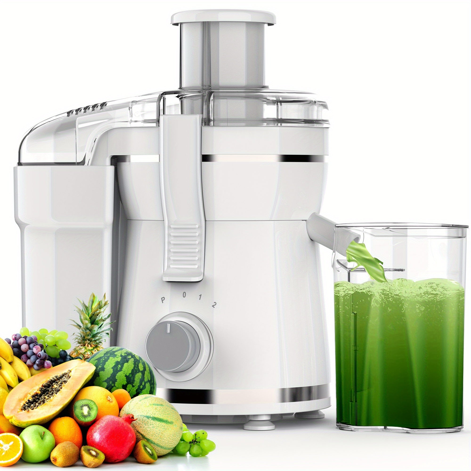 500W Centrifugal Juicer Machine 3 Speed Wide Mouth Fruit Vegetable Extractor