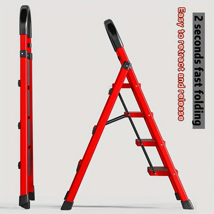 Heavy Duty Folding Step Ladder 3/4/5 Step Non-Slip 500LBS Capacity Portable