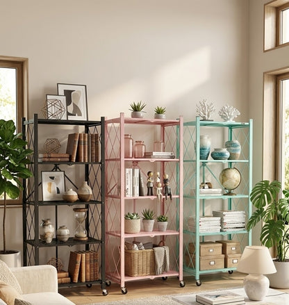 Heavy-Duty Shelving Unit | Metal 3/4/5-Tier Storage Rack