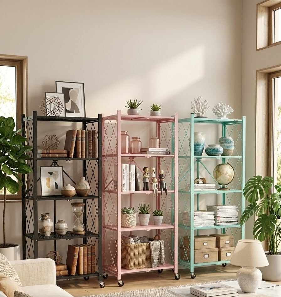 Heavy-Duty Shelving Unit | Metal 3/4/5-Tier Storage Rack
