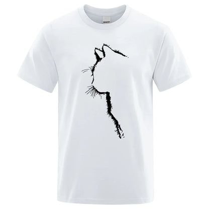 Cool Cat Print Men's T-Shirt