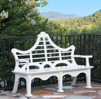 Park Hill | Bay Lake Garden Bench, Hydrangea White