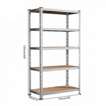 Heavy Duty Metal Garage Shelving Rack 2000lbs 4/5/6-Tier Steel Shelf 60"/72"/84"