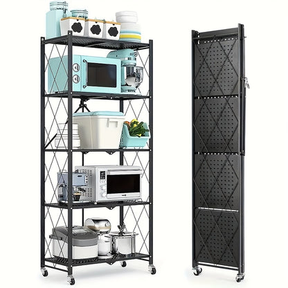 Heavy-Duty Shelving Unit | Metal 3/4/5-Tier Storage Rack
