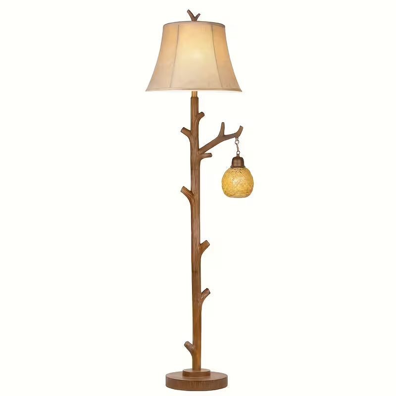 62in Modern Tree-Shaped Floor Lamp with Rotary Switch