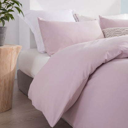 Soft Washed Microfiber Duvet Cover Set with Zipper Closure