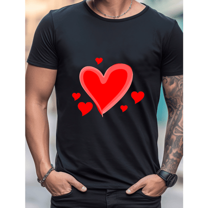 Celebrate in Style with This 100% Cotton Men's Valentine's Day Tee