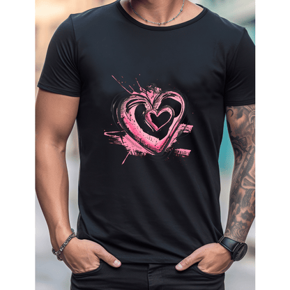 Celebrate in Style with This 100% Cotton Men's Valentine's Day Tee