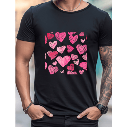 Celebrate in Style with This 100% Cotton Men's Valentine's Day Tee
