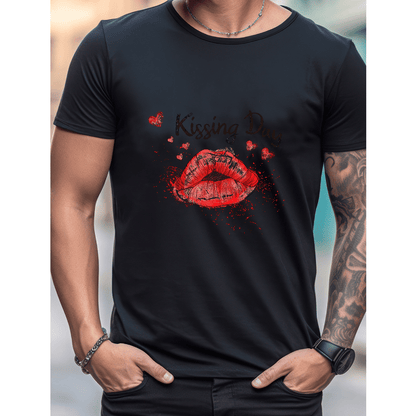 Celebrate in Style with This 100% Cotton Men's Valentine's Day Tee