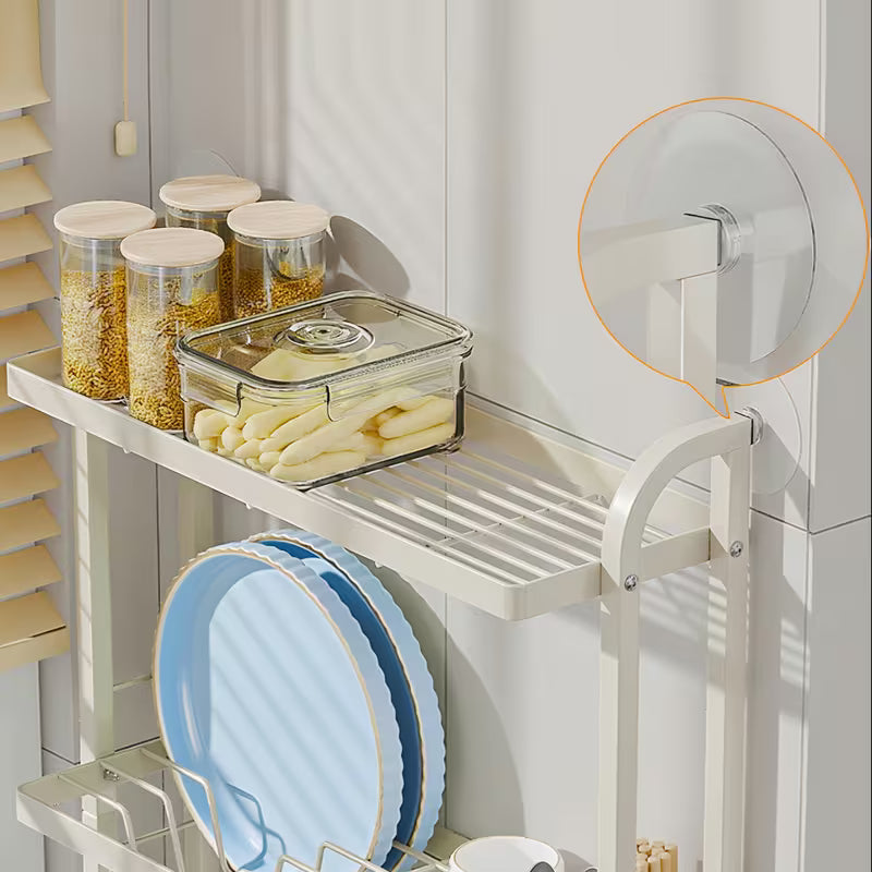 Vertical Tableware Dish Rack with Detachable Drain Tray