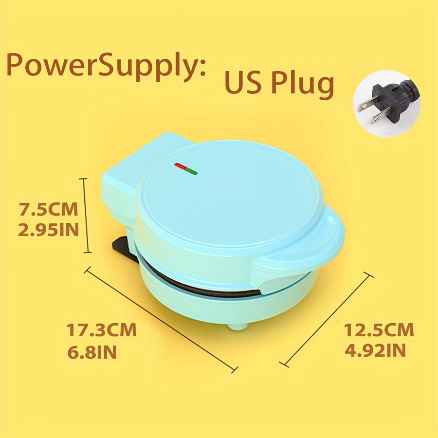 Mini Round Nonstick Waffle Maker