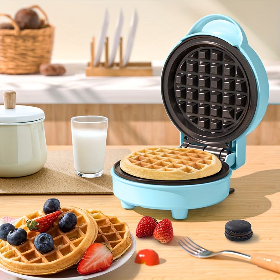 Mini Round Nonstick Waffle Maker