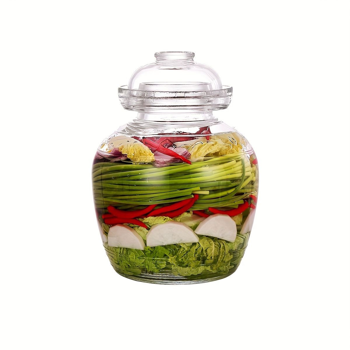 Glass Fermentation Jar with Lid