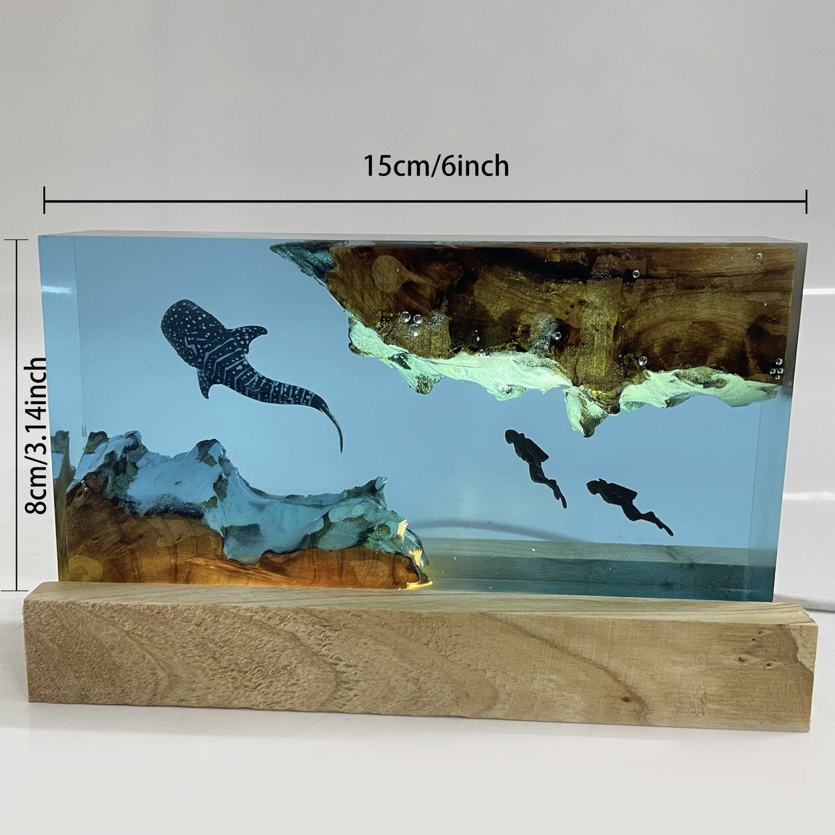 Whale Resin Bedside Lamp