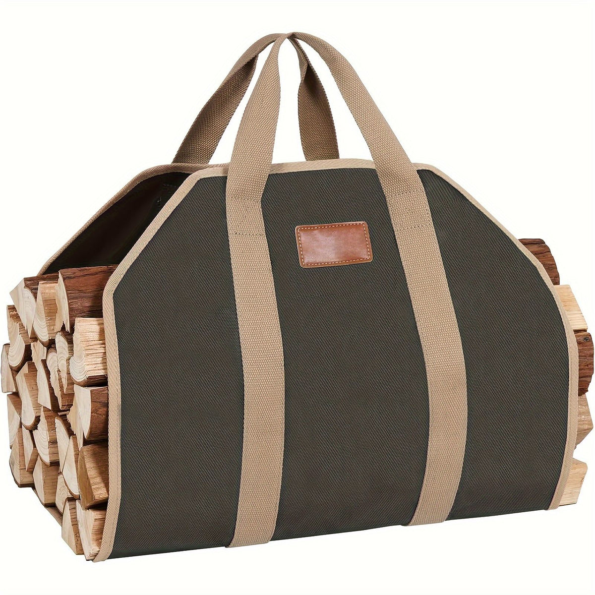 Heavy Duty Large Firewood Carrier Tote Bag