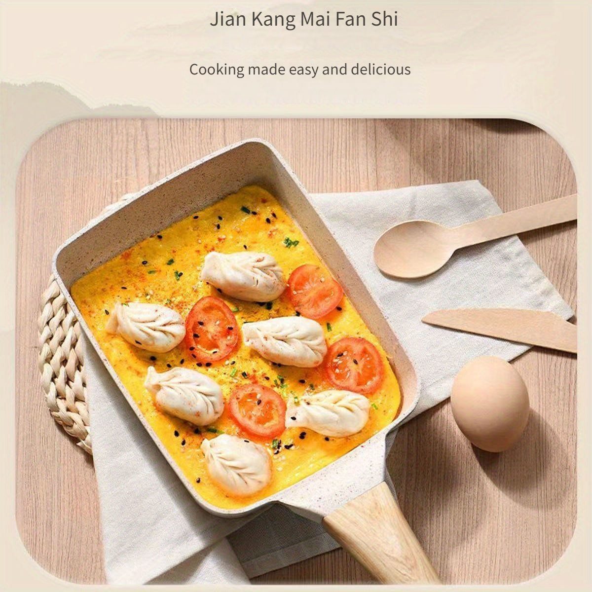 Japanese Square Non Stick Omelette Frying Pan