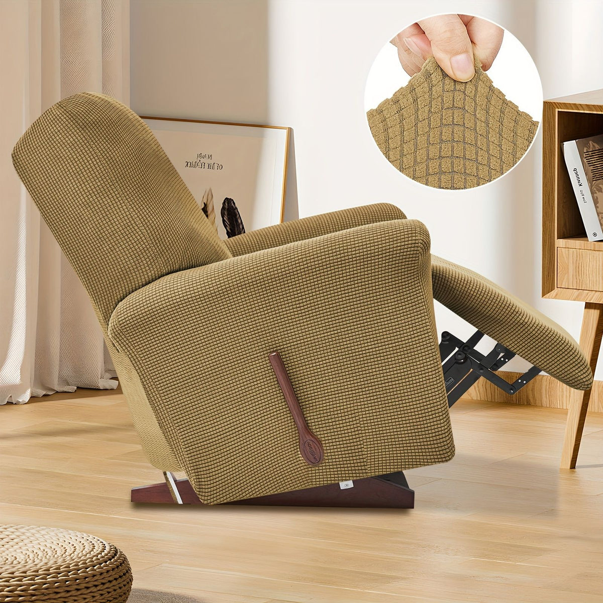 Recliner Sofa Cover Stretch Fleece Furniture Protector