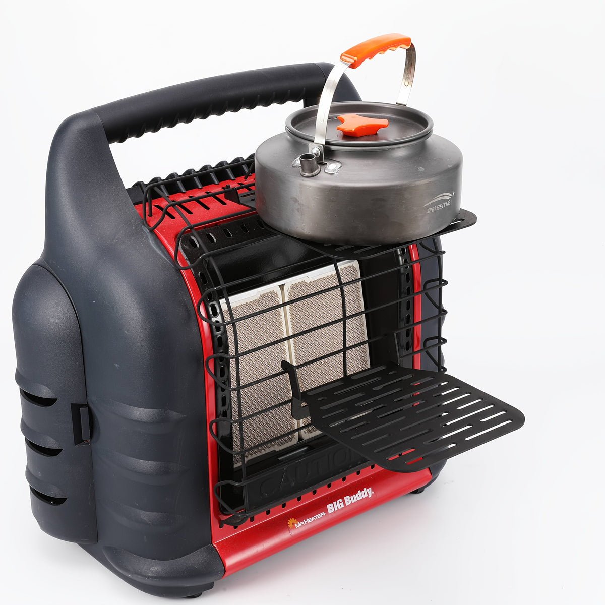 Wood Stove Fan Bracket with Storage Bag