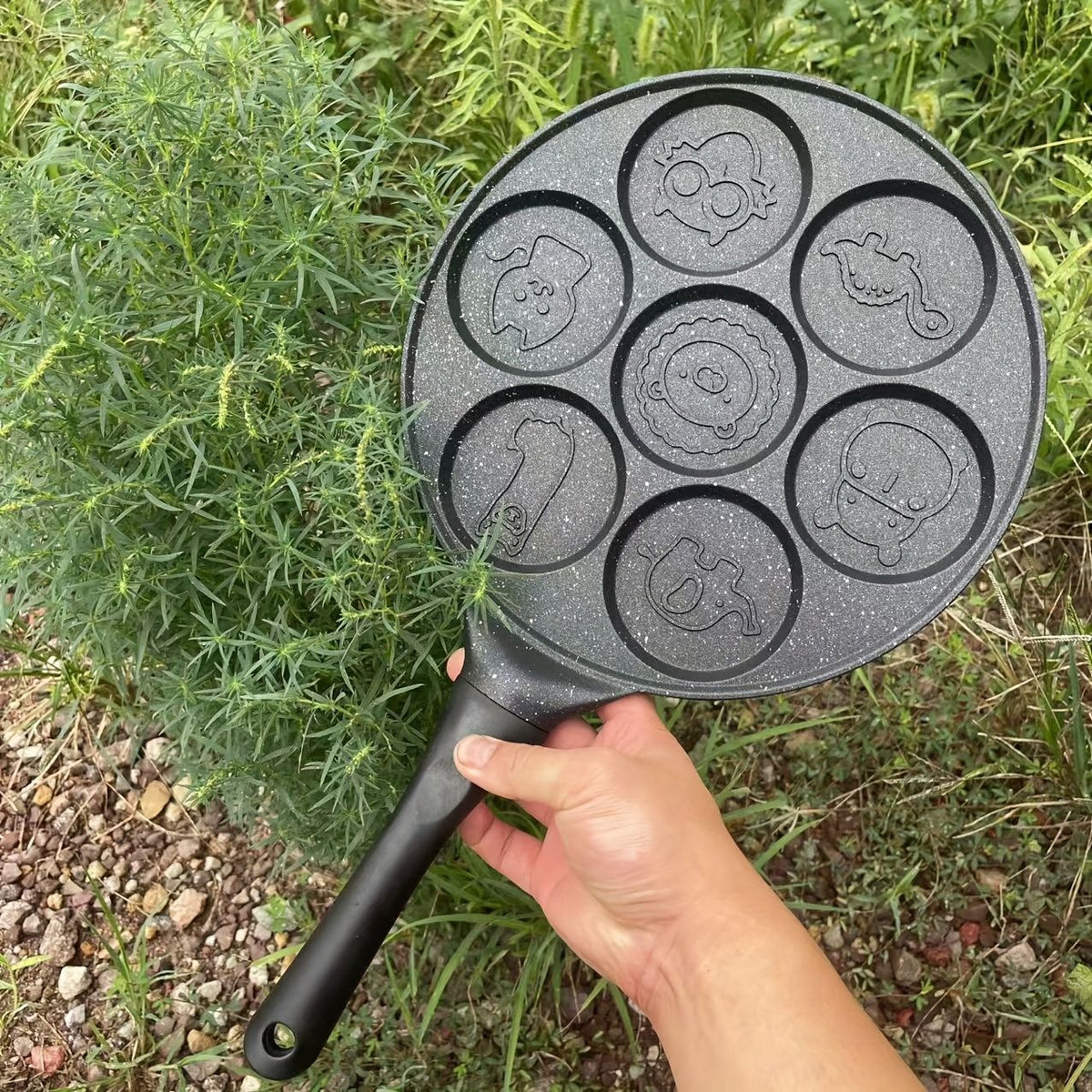 7-Hole Non Stick Animal Pancake Pan