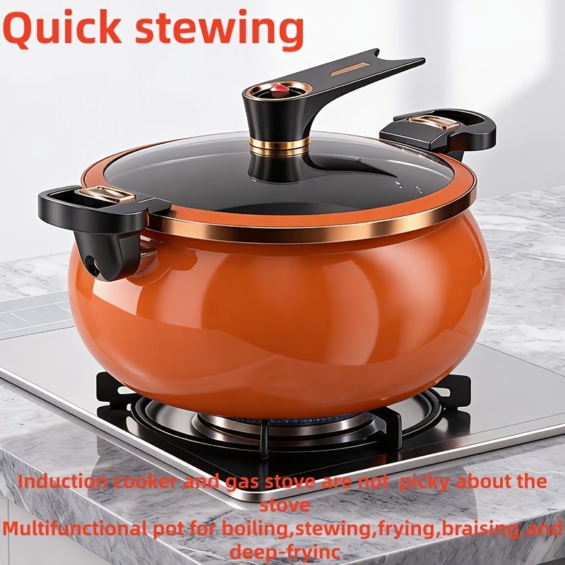 Enamel Stew Pot with Double Handles