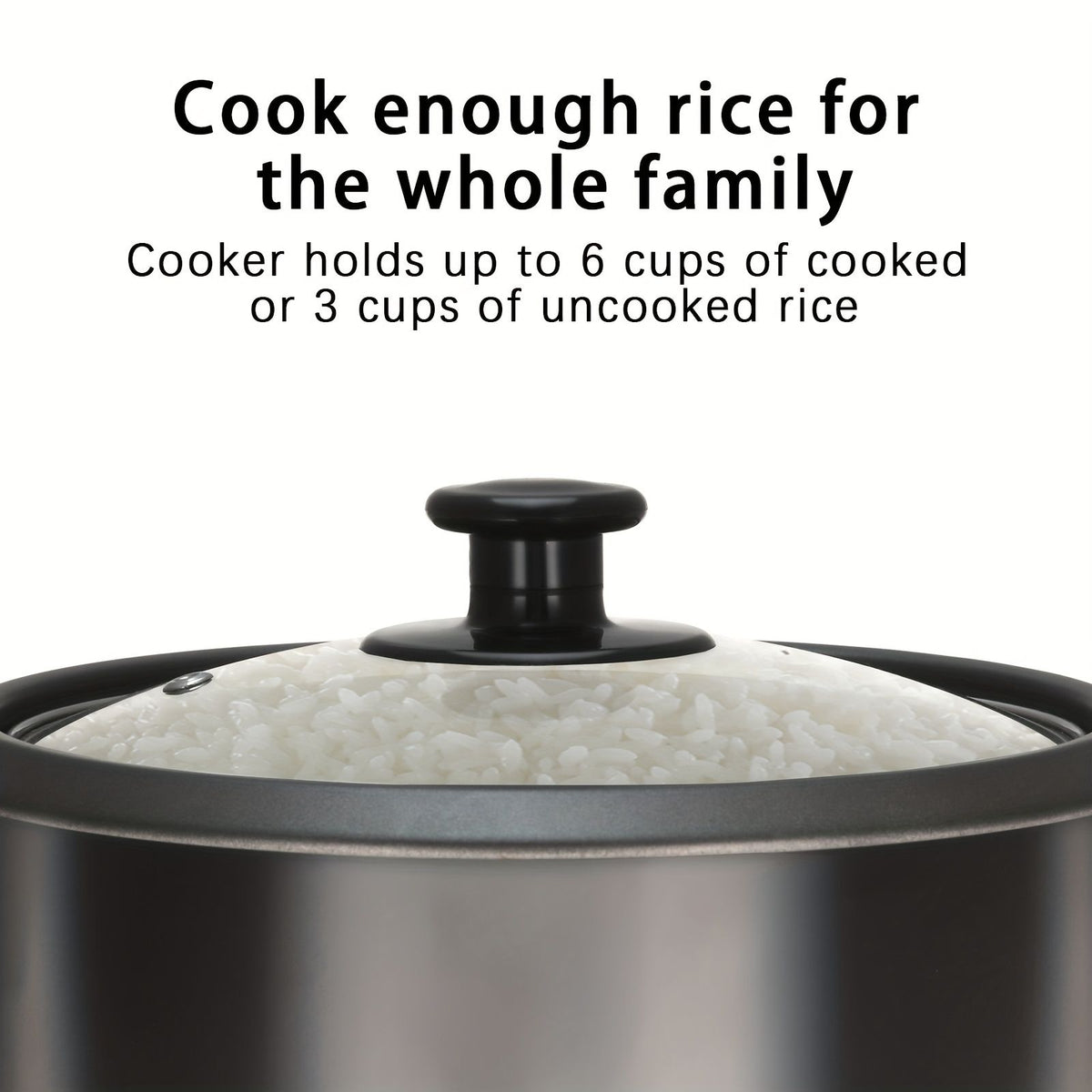 Rice Cooker with Removable Non-Stick Pot and Yogurt Maker