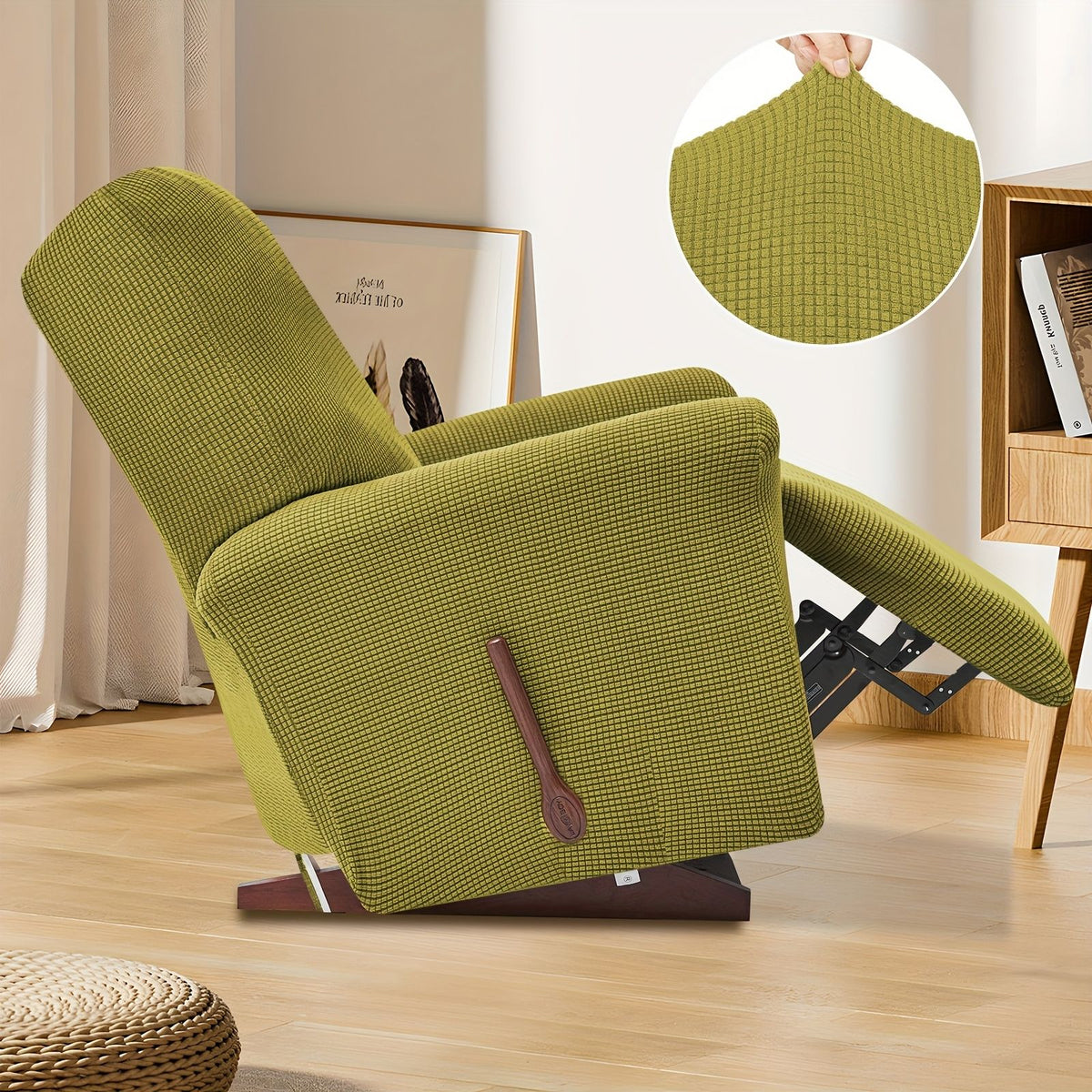 Recliner Sofa Cover Stretch Fleece Furniture Protector