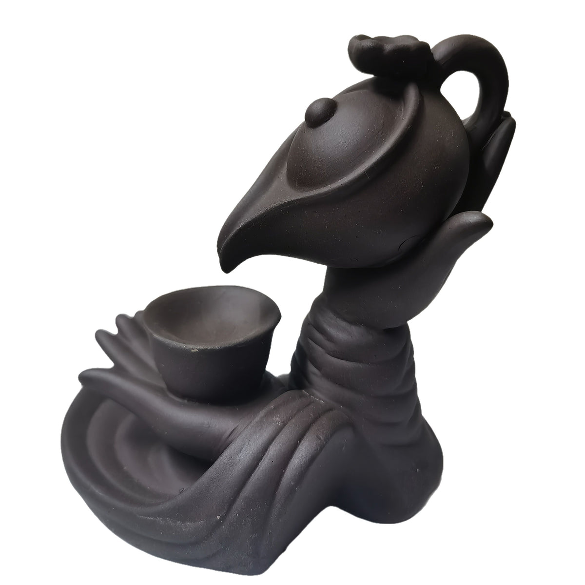 Ceramic Backflow Incense Holder Waterfall Smoke Design