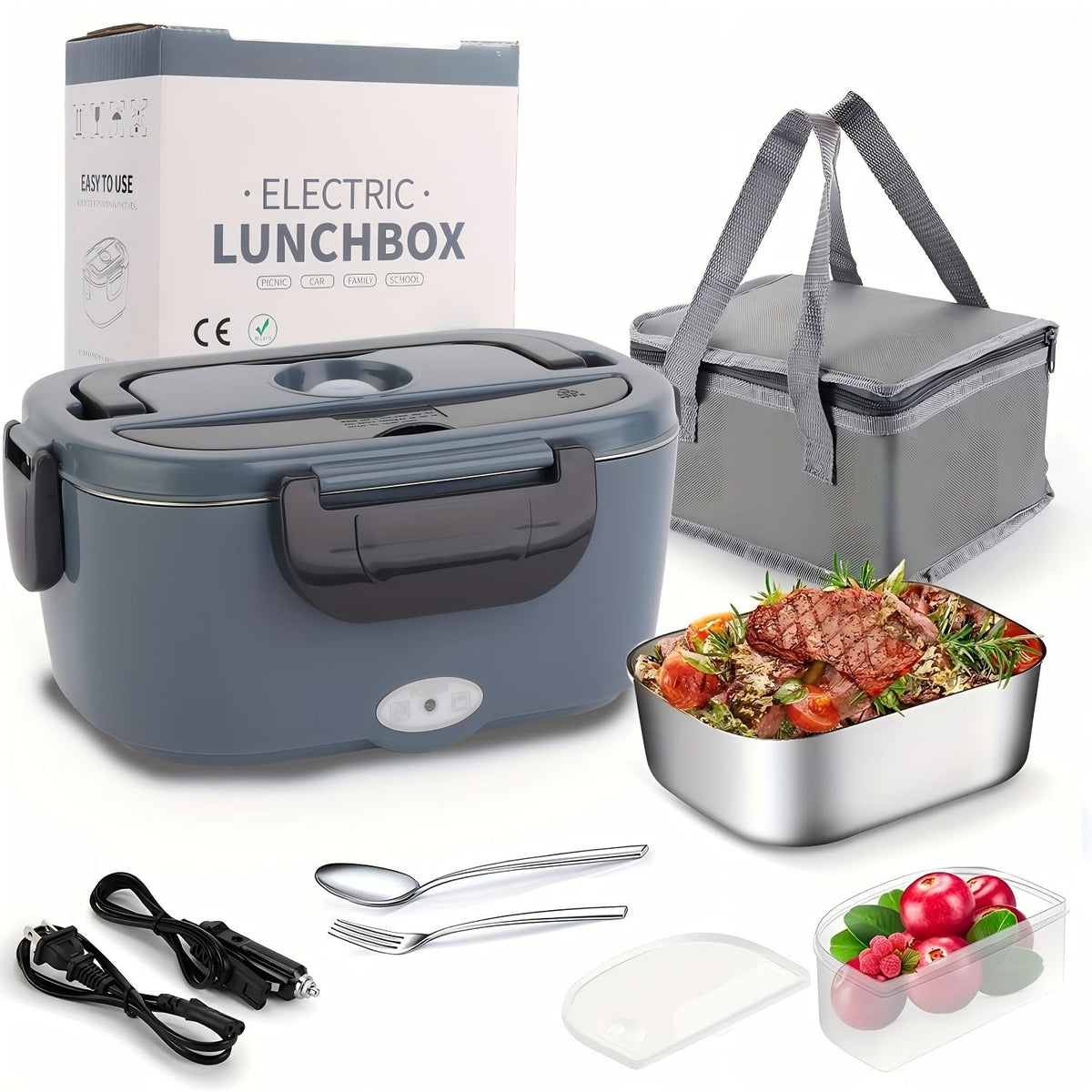 12V 24V Portable Car Food Warmer