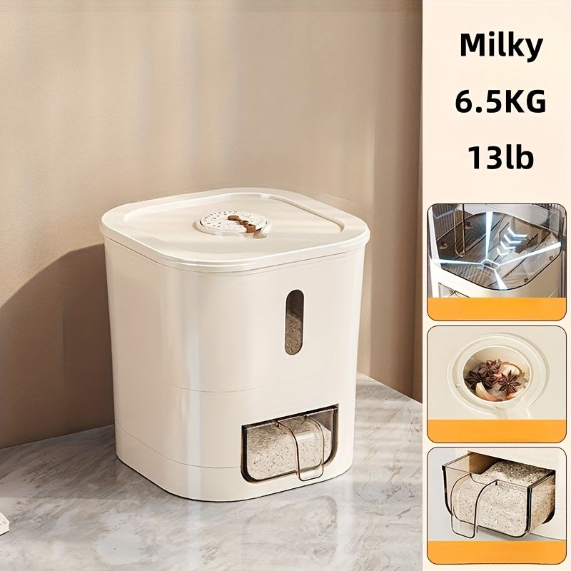 Sealed Moisture Proof Rice Bucket Flour Storage Container