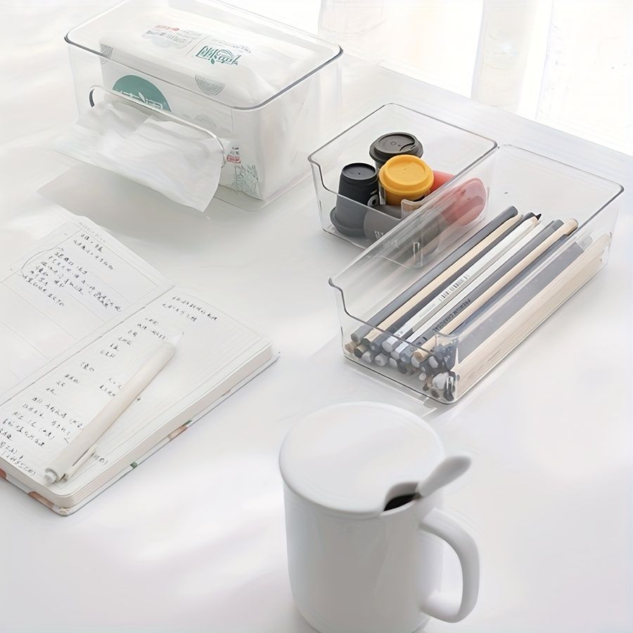 7 Piece Acrylic Drawer Organizer Set with Dividers