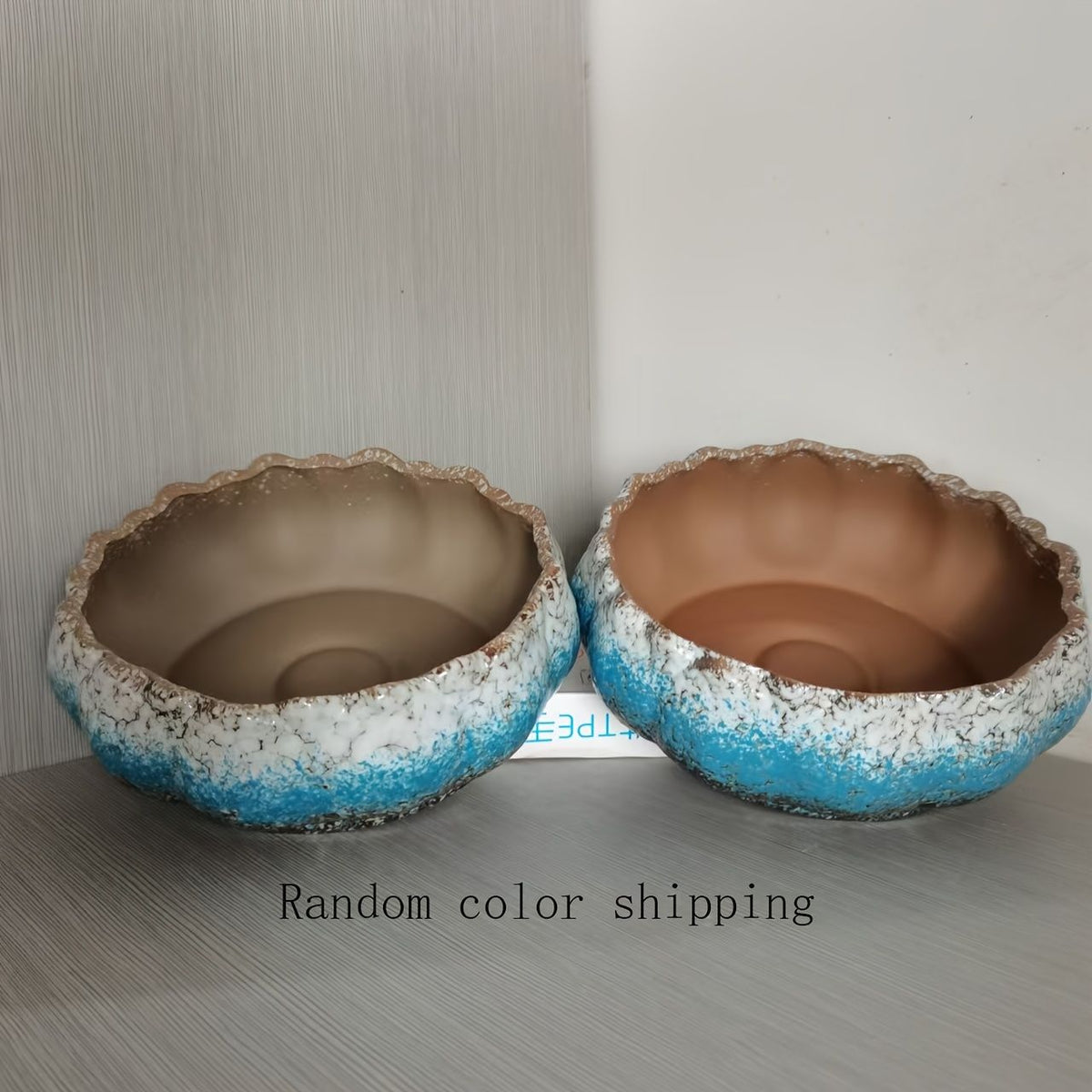 Hydroponic Ceramic Flower Pot for Water Lily and Lotus