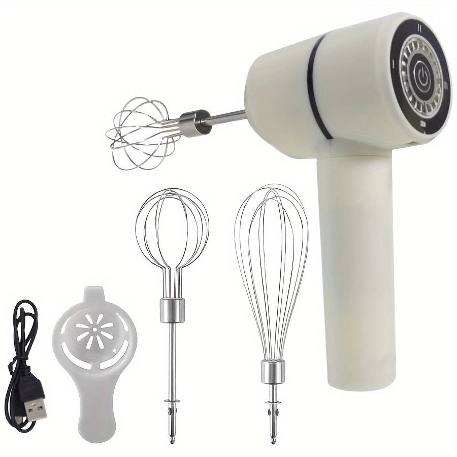 Cordless Hand Mixer Electric Whisk USB Rechargeable