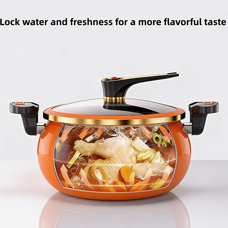Enamel Stew Pot with Double Handles