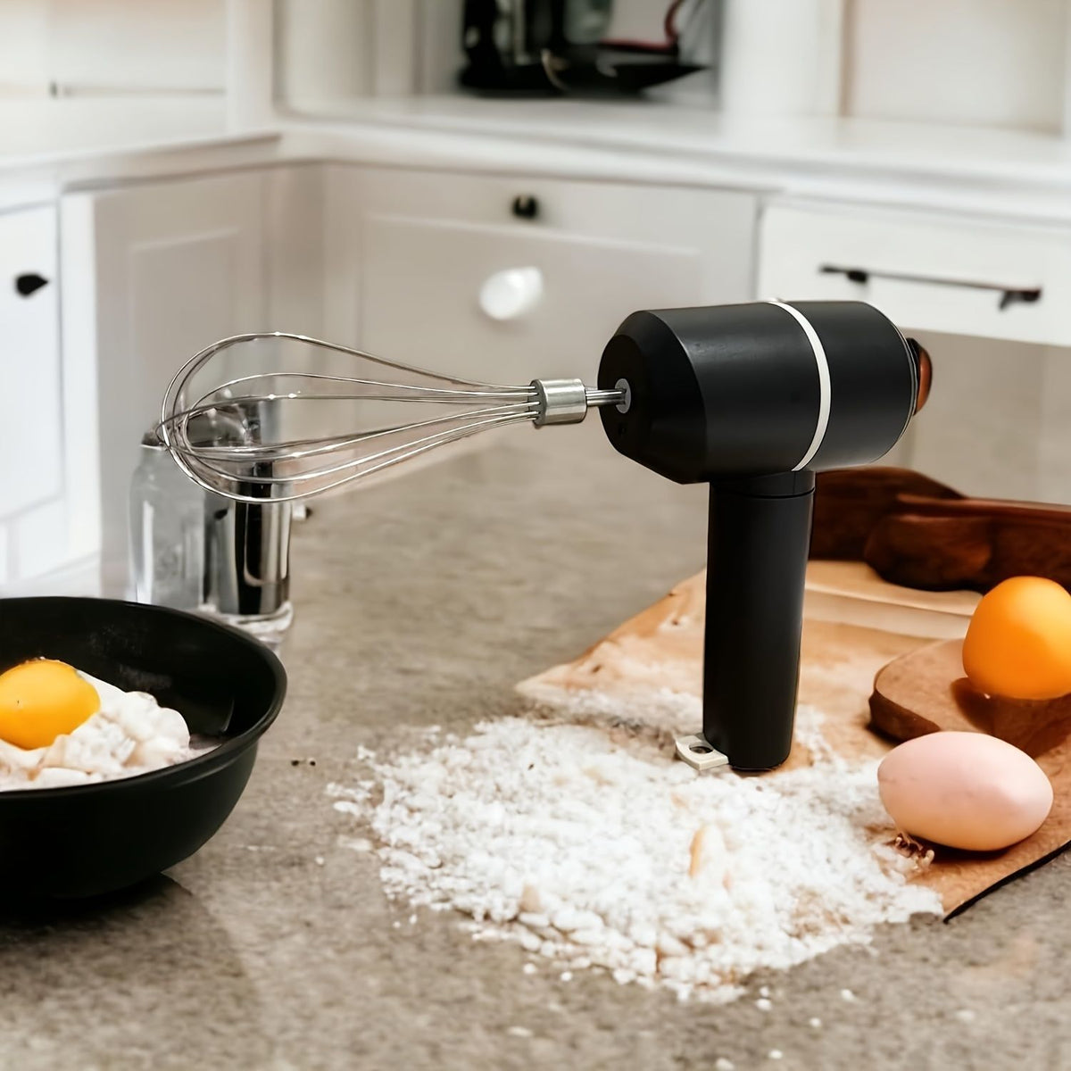 Cordless Hand Mixer Electric Whisk USB Rechargeable
