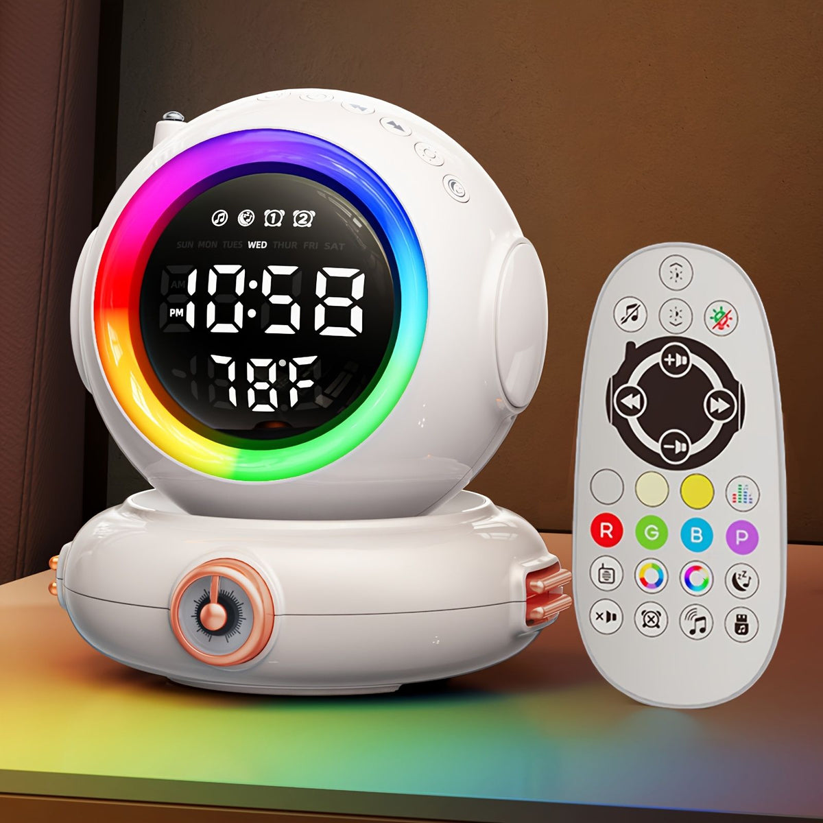 Wake Up Light Alarm Clock with FM Radio and Sunrise Simulation