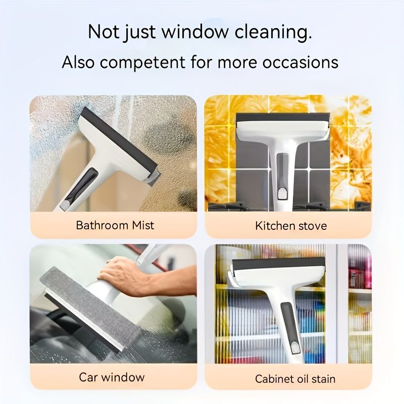 Long Handle Cleaning Kit with Squeegee