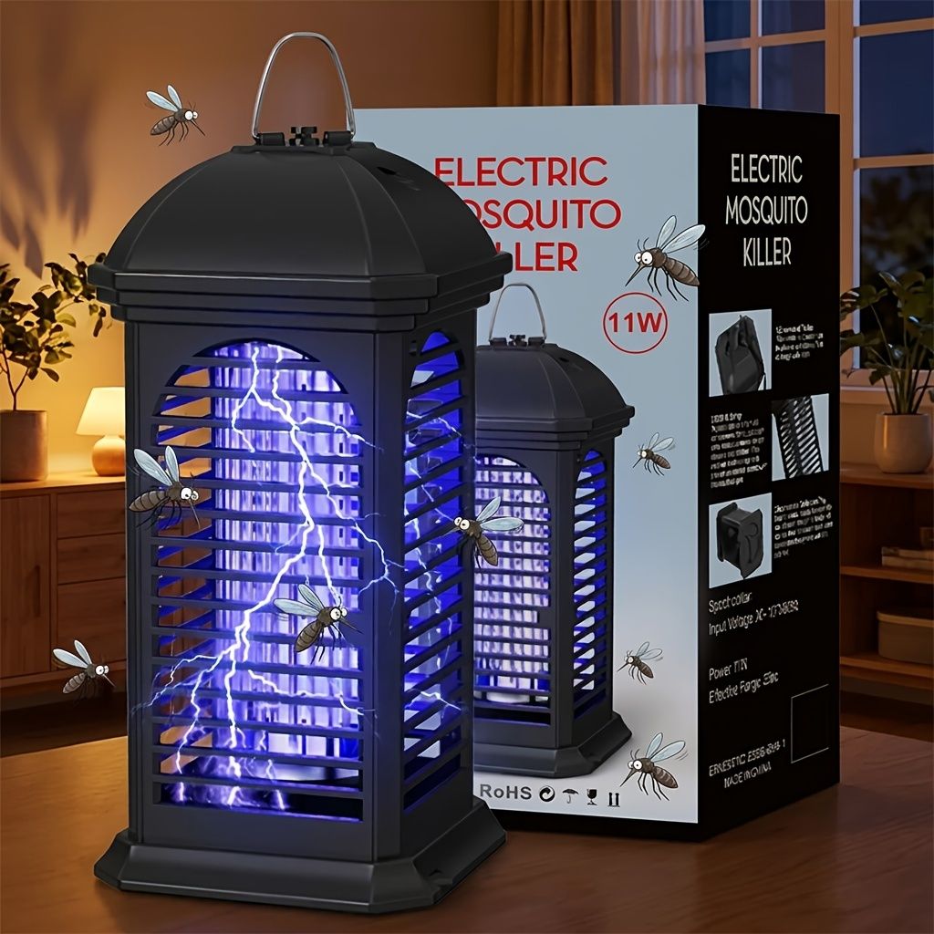 Electric Bug Zapper Fly Trap Metal Mesh