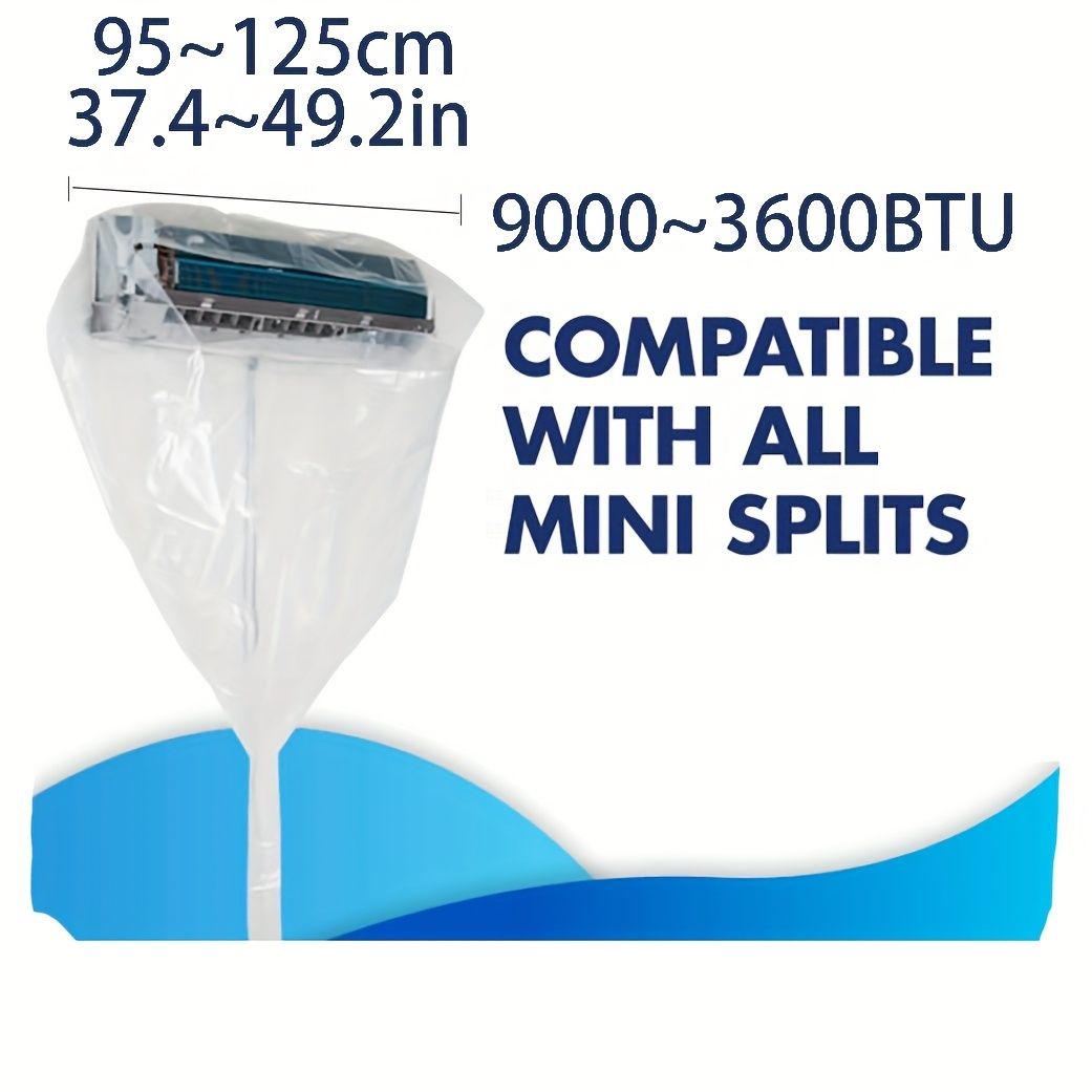 Air Conditioner Cleaning Hood with Water Collection Bag