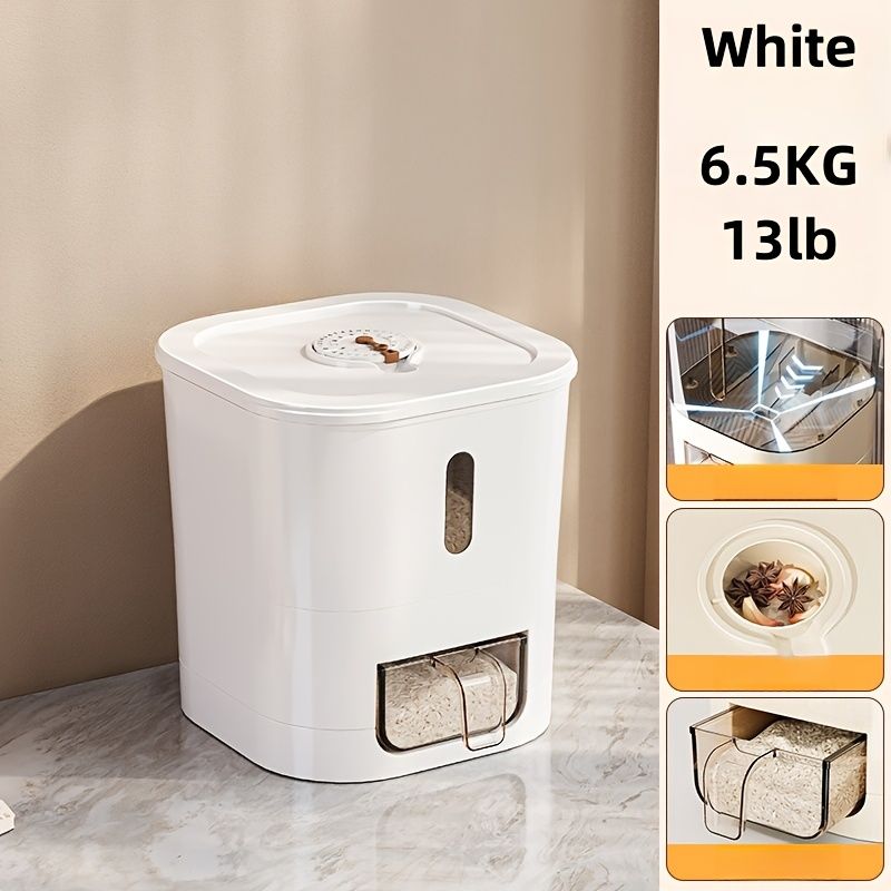 Sealed Moisture Proof Rice Bucket Flour Storage Container