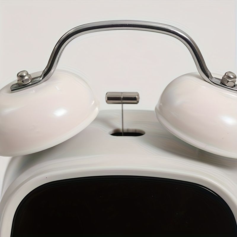 Dual Bell Digital Alarm Clock with Adjustable Brightness