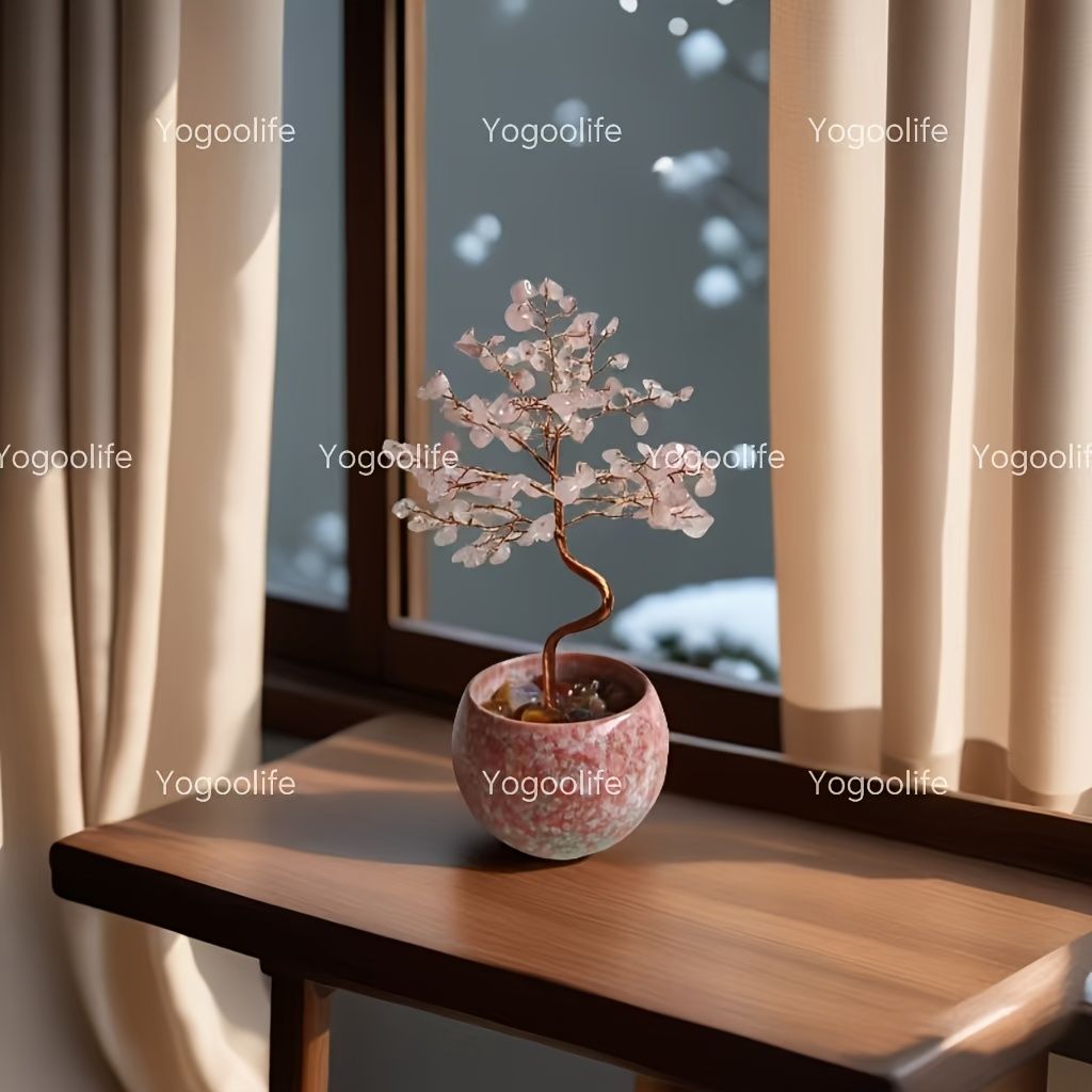 Crystal Tree Ceramic Ornament