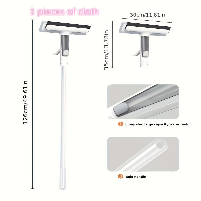 Long Handle Cleaning Kit with Squeegee