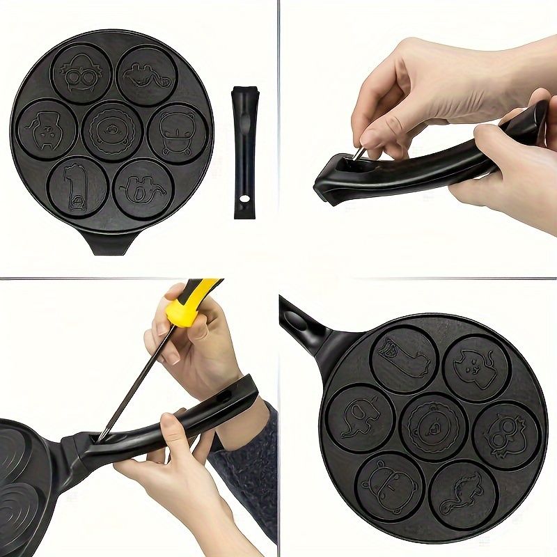7-Hole Non Stick Animal Pancake Pan
