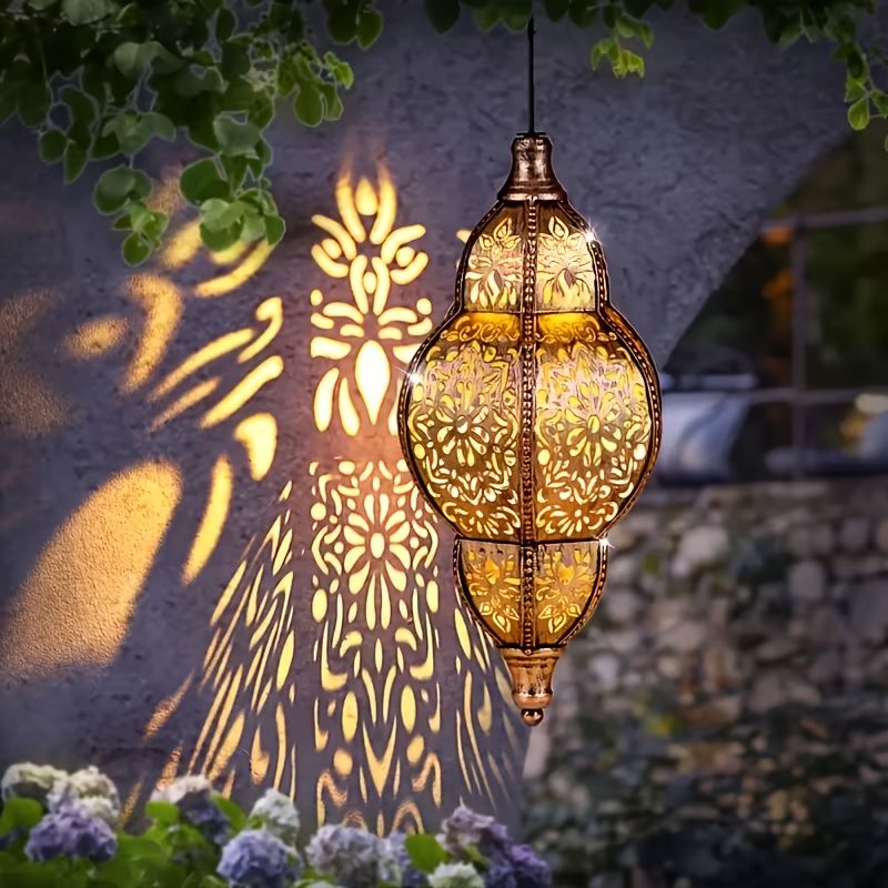 Solar Metal Hanging Lantern