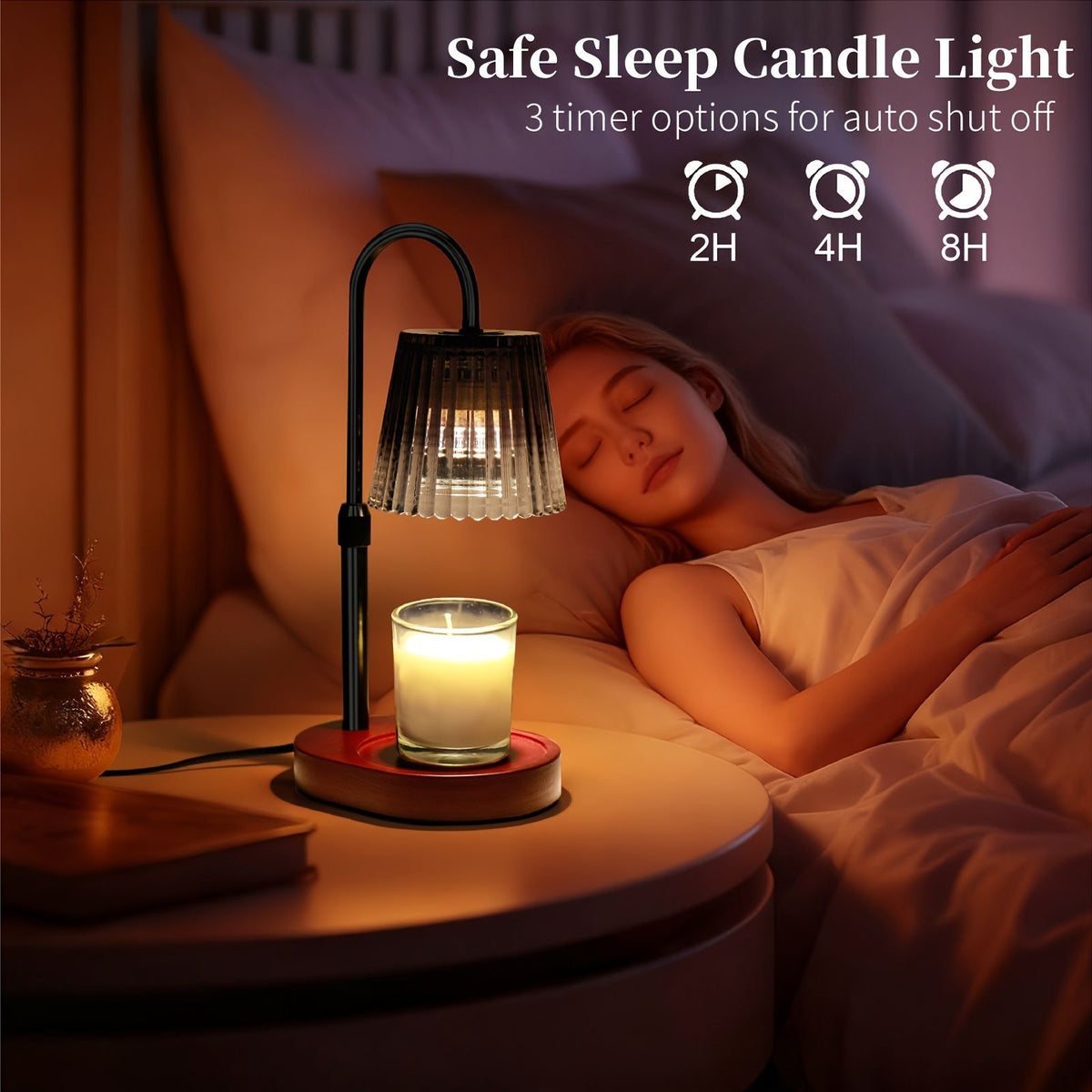Dimmable Candle Warmer Lamp with Timer