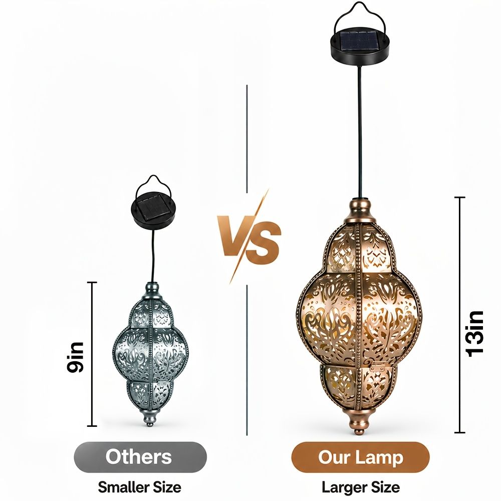 Solar Metal Hanging Lantern