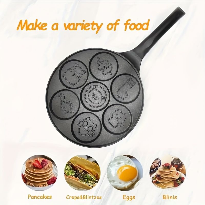 7-Hole Non Stick Animal Pancake Pan