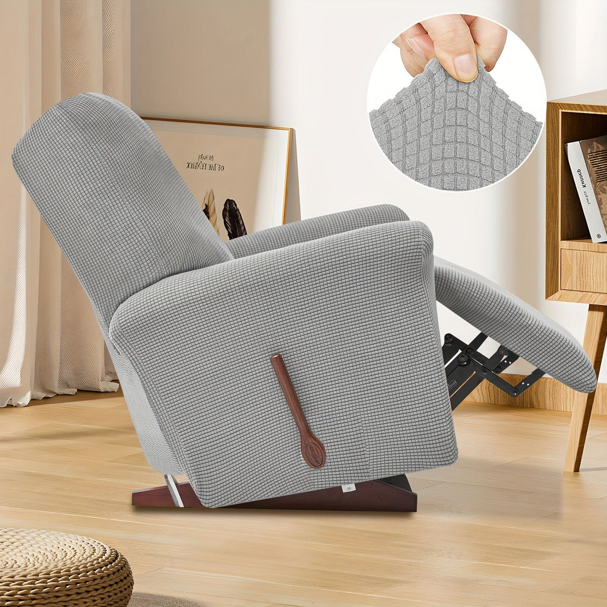 Recliner Sofa Cover Stretch Fleece Furniture Protector